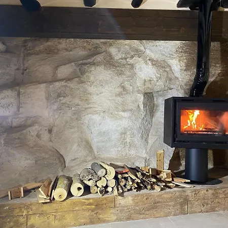 Precioso Loft Rural Con Estufa De Lena Panoramica Lägenhet
