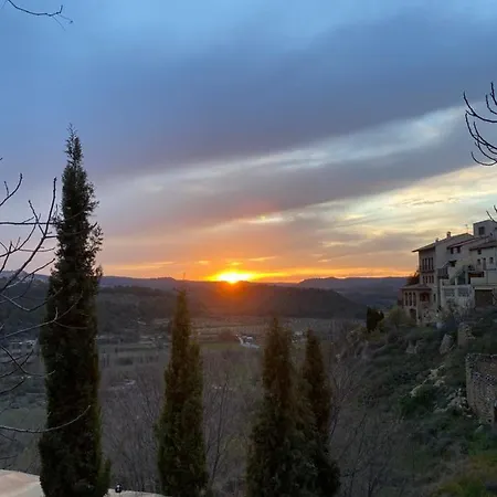 Precioso Loft Rural Con Estufa De Lena Panoramica Lägenhet Torre del Compte